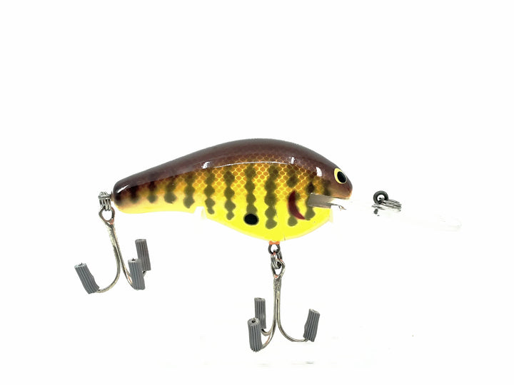 Bagley Diving B3 DB3-DC9, Dark Crayfish on Chartreuse Color