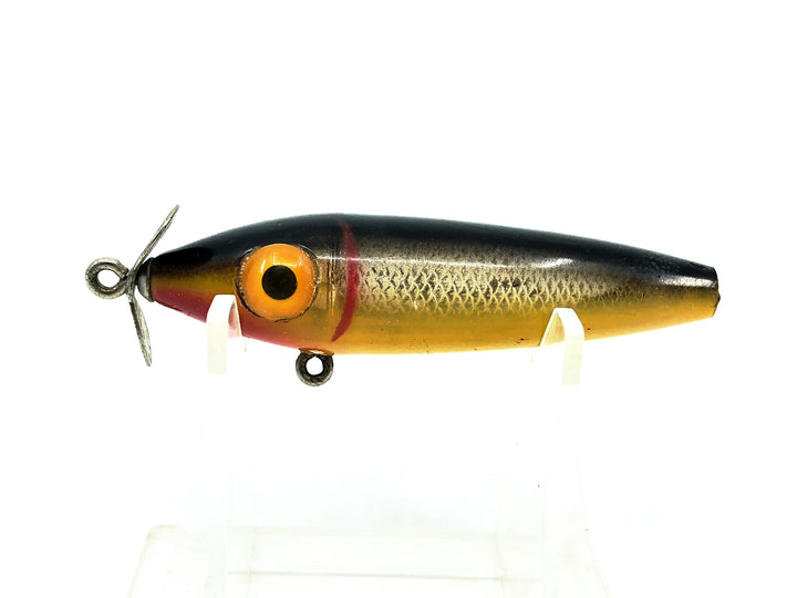 Gudebrod Golden Eye Sinner Spinner, Black Minnow Color