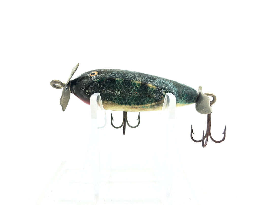 Creek Chub 9500 Spinning Injured Minnow, Frog Color 9519