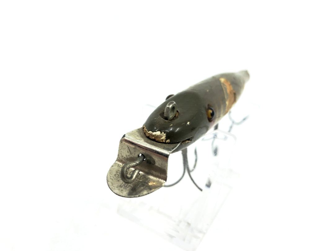 Creek Chub 700 Pikie, 700 Pikie Color - DLT Wooden Version with glass eyes