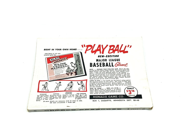 Vintage September 1960 Baseball Digest, Coates, Perry, Friend, Hansen