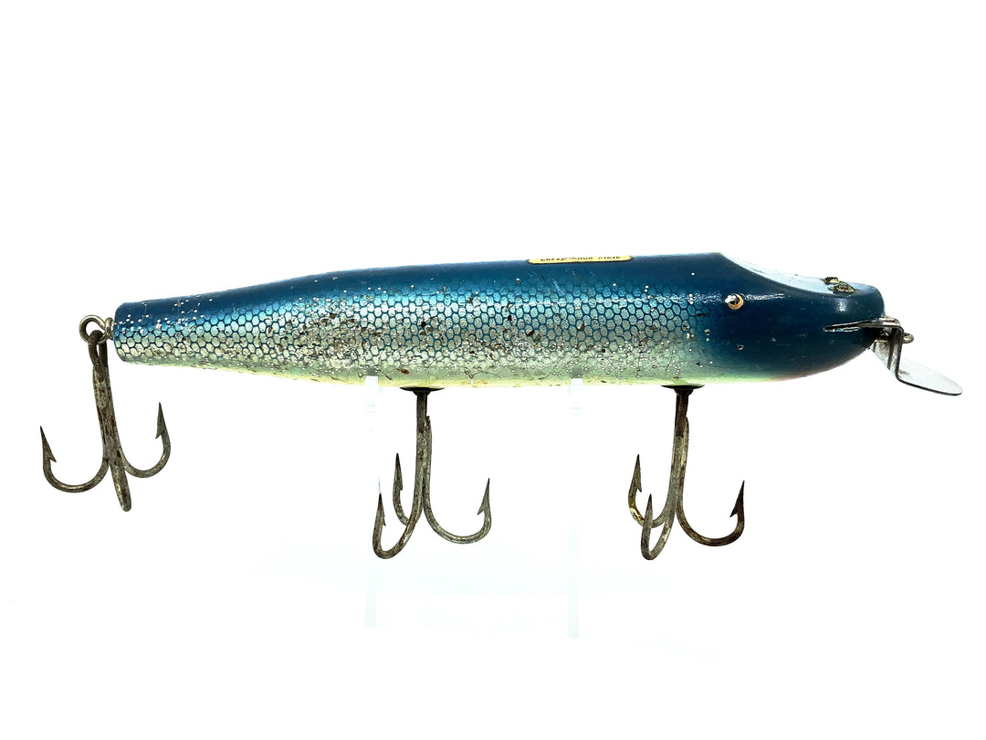 Creek Chub Wooden Giant Straight Pikie 6000, #34 Blue Flash Color