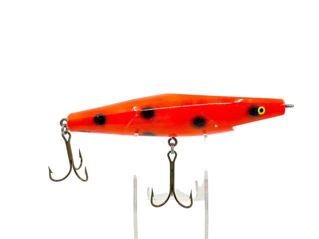 Odyssey Pig 7", Fluorescent Orange/Black Dots Color