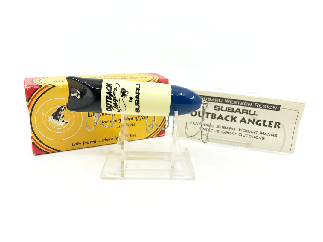 Vintage Luhr Jensen Hot Shot 30 White Card, Metallic Dark Vintage Luhr Jensen Hot Shot 30 White Card, Metallic Dark
