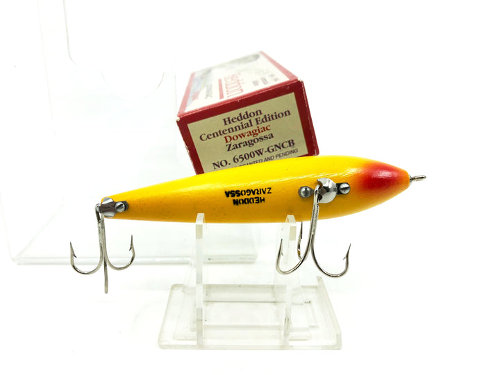 Heddon Centennial Edition Wood Zaragossa New in Box NO. X6500W-GNCB - Green Crackleback