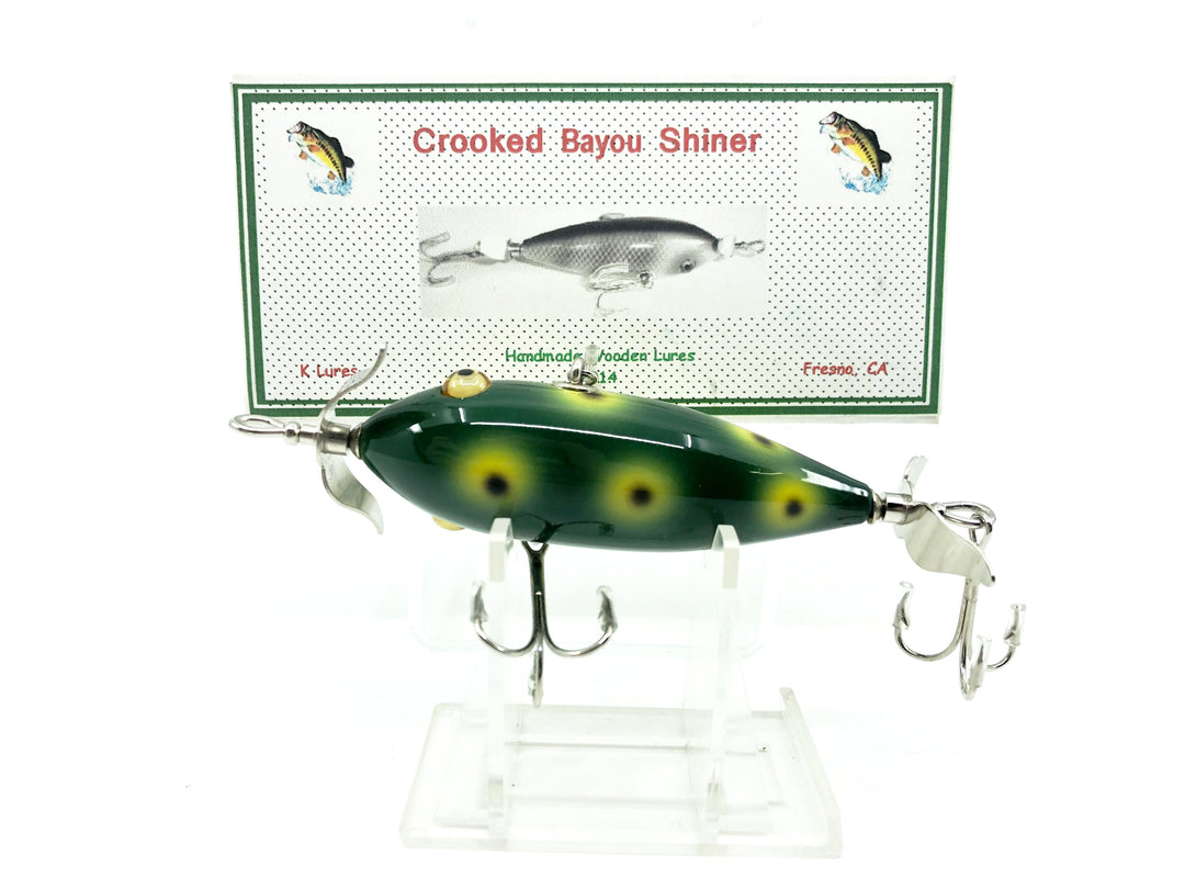 Crooked Bayou Shiner - 3 Hook- Frog Spot Color - 2014