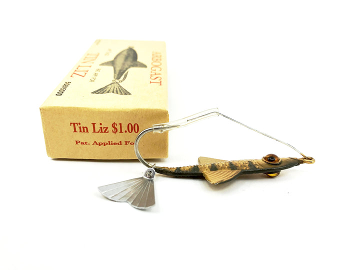 Arbogast Tin Liz Anniversary Edition Lure with Box #508/5000 Perch Color