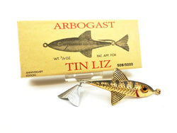 Arbogast Tin Liz Anniversary Edition Lure with Box #508/5000 Perch Color