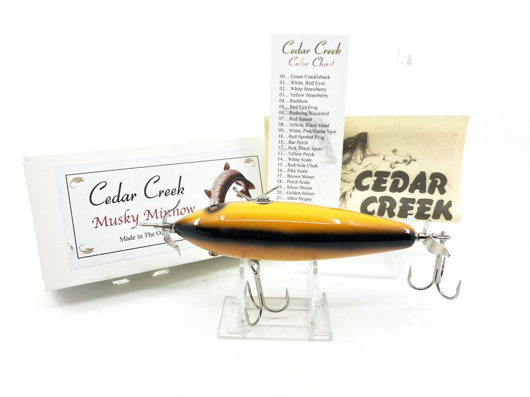 Cedar Creek Musky Minnow 704 Rainbow Color 2016