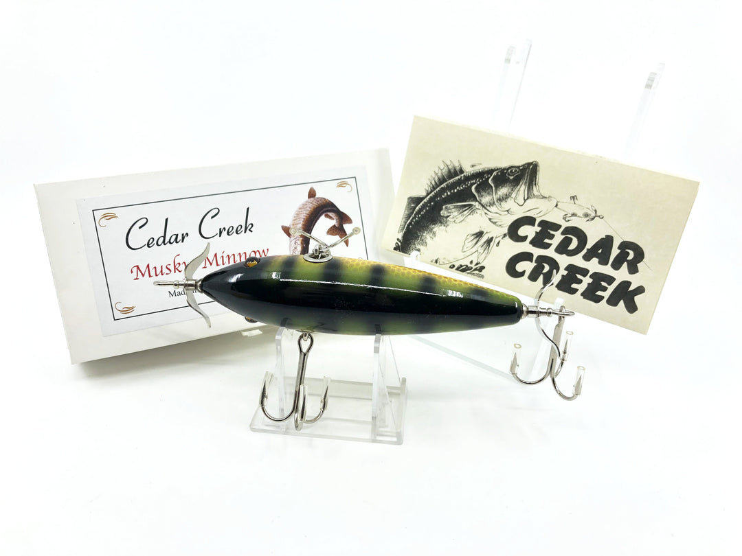 Cedar Creek Musky Minnow 718 Perch Scale Color 2016