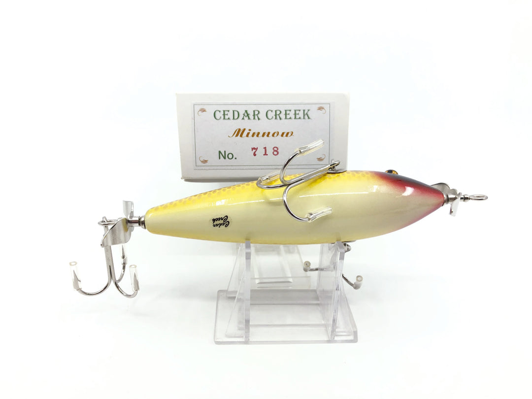 Cedar Creek Musky Minnow 718 Perch Scale Color 2016