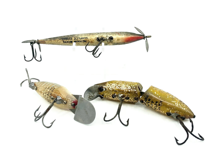 Heddon Vintage Trio- Runts & Surface Cobra