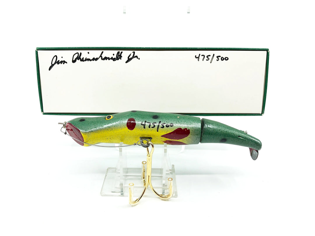 Musky Hunter 2003 Collectible Lure, C.C Roberts Mud Puppy #475/500 Signed