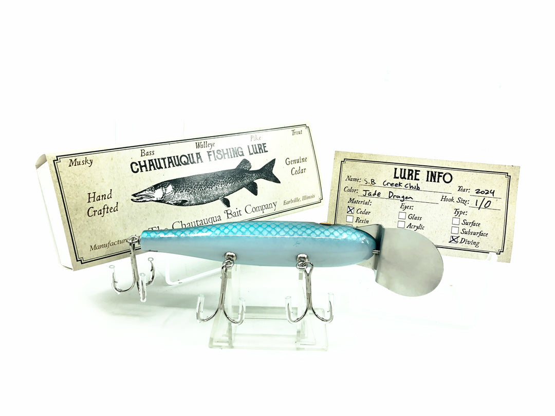 Chautauqua Solid Body Creek Chub, Jade Dragon Color