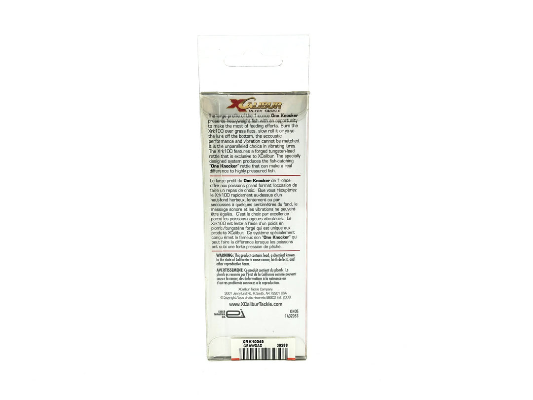 Xcalibur XrK100 One Knocker, XrK10045 Crawdad New in Box