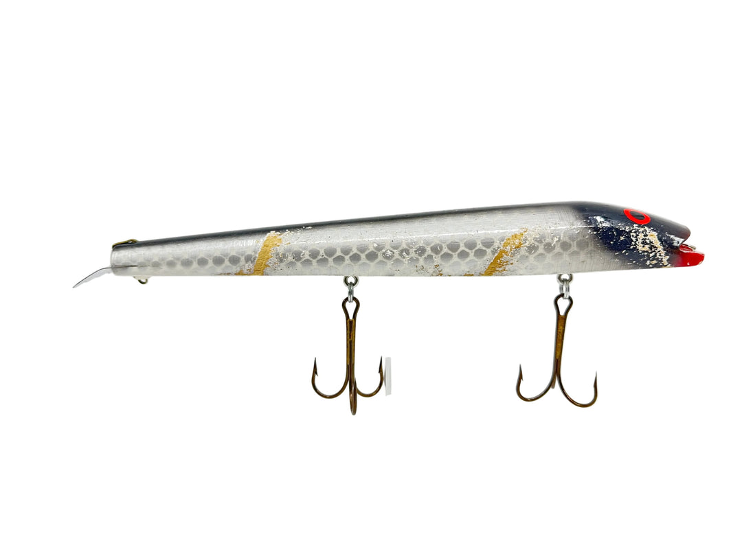 Bobbie Bait 11" Jerk Bait, Silver Scale Color