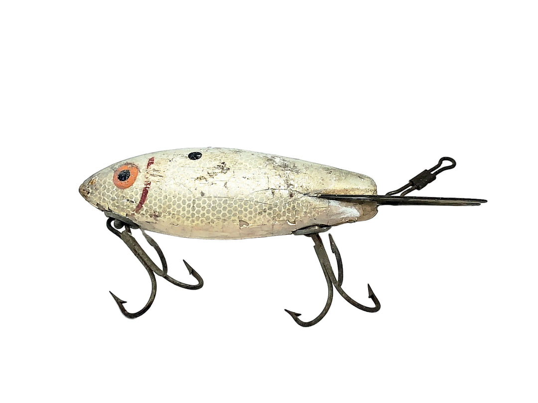 Wooden Bomber 600 Series, Color #40 Silver Shad