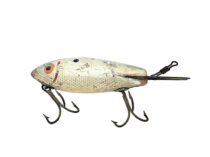 Wooden Bomber 600 Series, Color #40 Silver Shad
