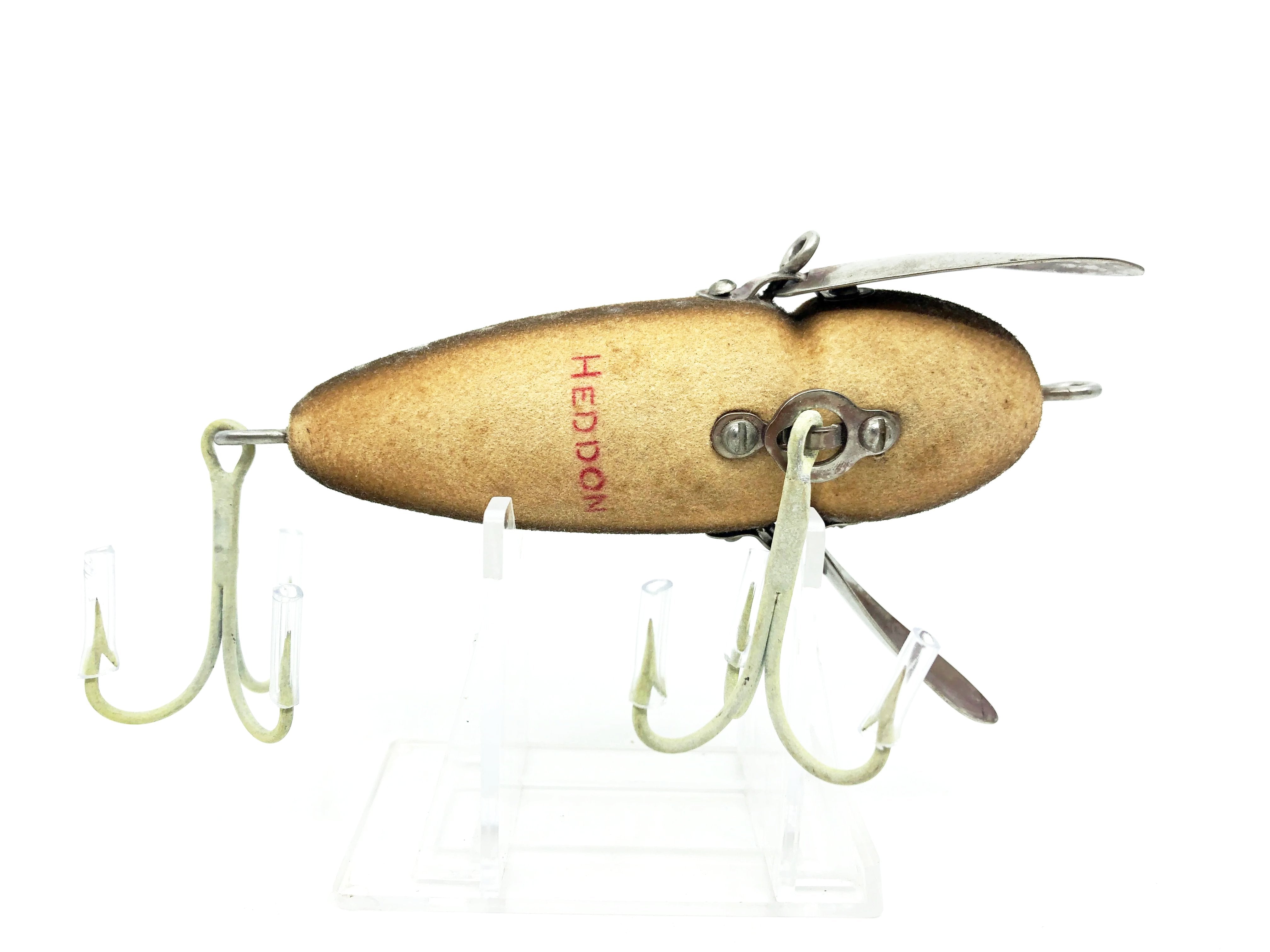 Leurre De Pêche Vintage Heddon Crazy Crawler 9120 - Topwater Couleur Blue Eyed Albino, Neuf