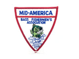 Mid-America Bass Fishermen's Association Vintage Fishing Patch