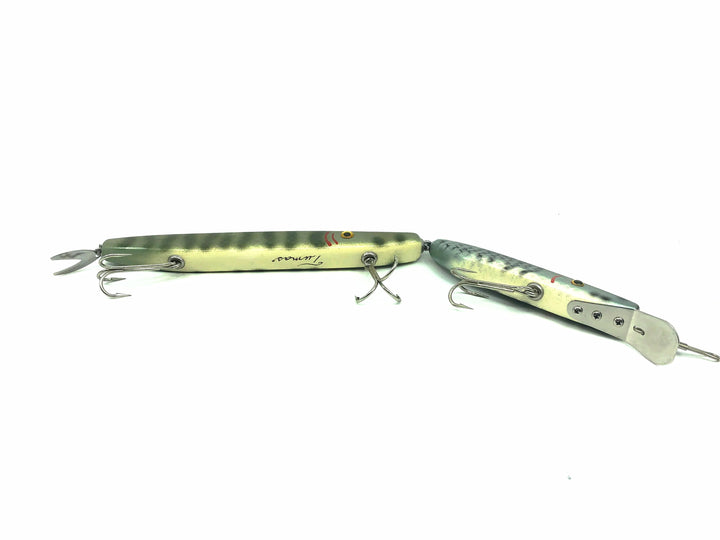 Alzbaits Musky Chaser Jointed Musky Lure Pike and Scale Finish Color SIGNED!