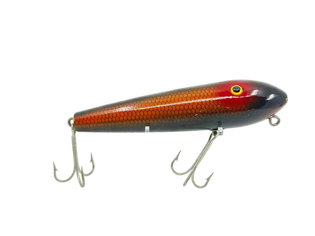 Musky Jerkbait, Orange Scale/Black Color