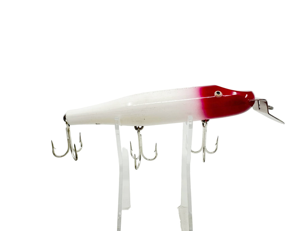 Creek Chub Husky Pikie 2300, Red Head/White Color