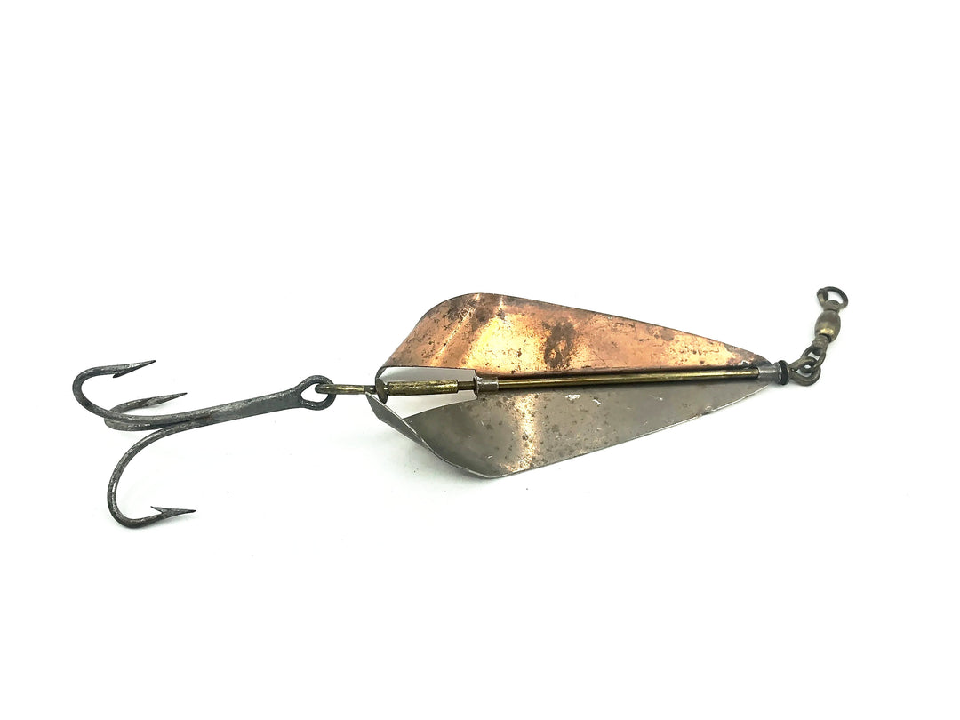 Pflueger McMurray Spoon Spinner 2/0, Brass & Silver Color