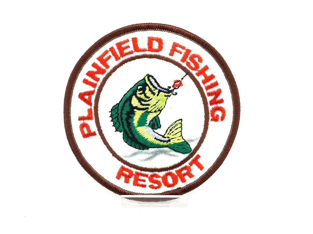 Plainfield Fishing Resort Vintage Fishing Patch