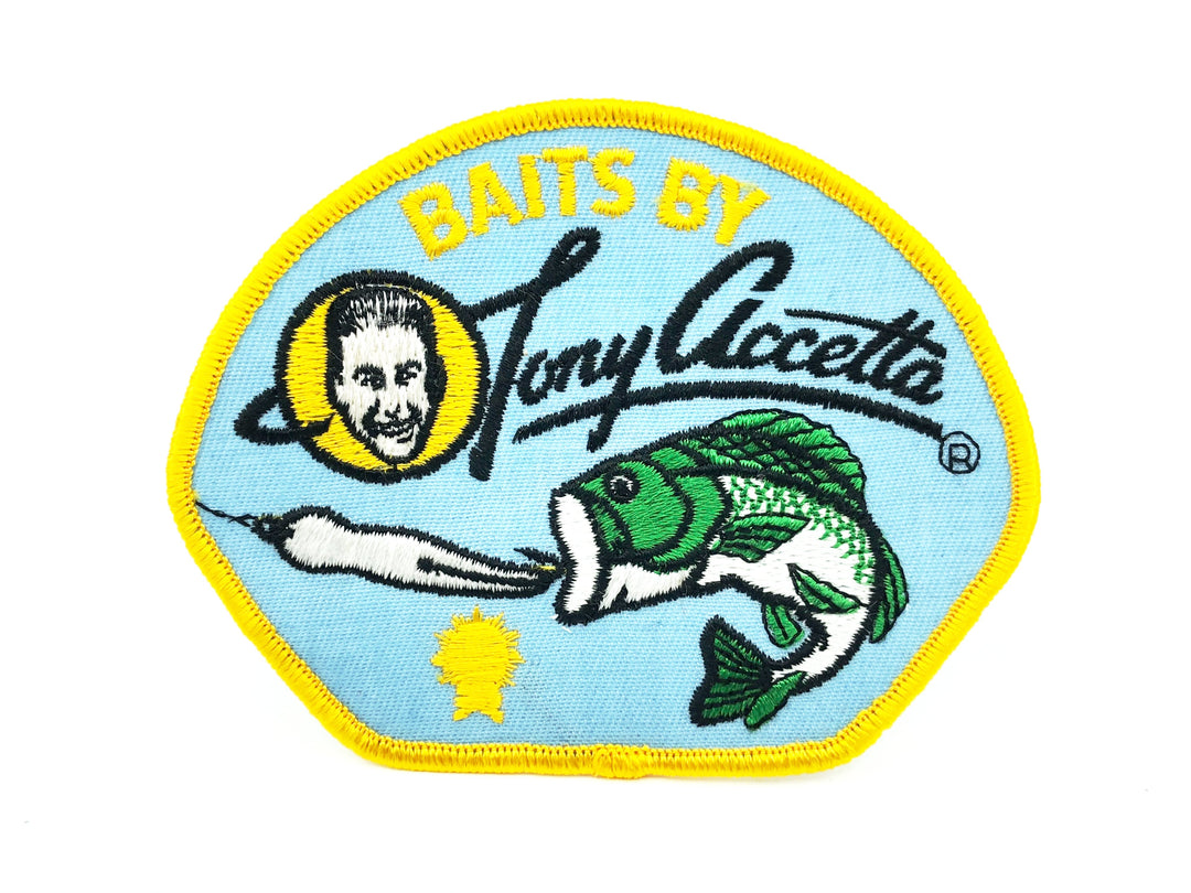 Baits by Tony Accetta Vintage Fishing Patch