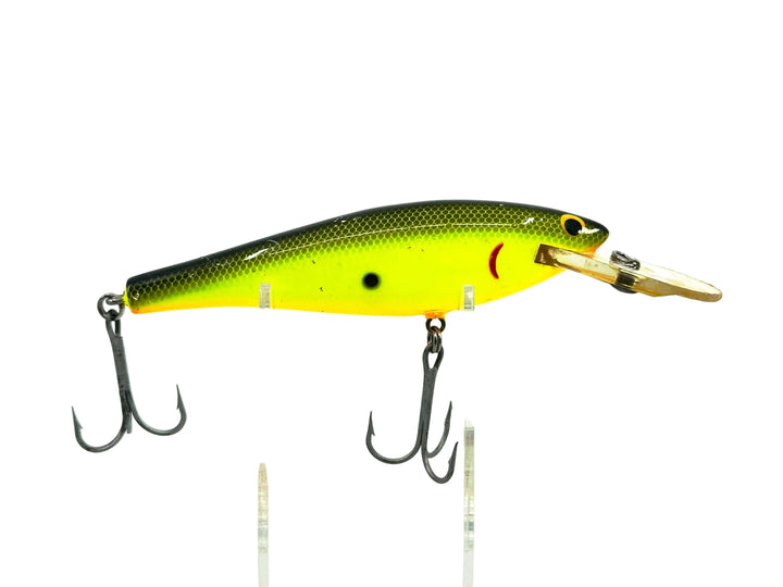 Bagley DB06, #09 Black on Chartreuse Color, Winter Haven Bait