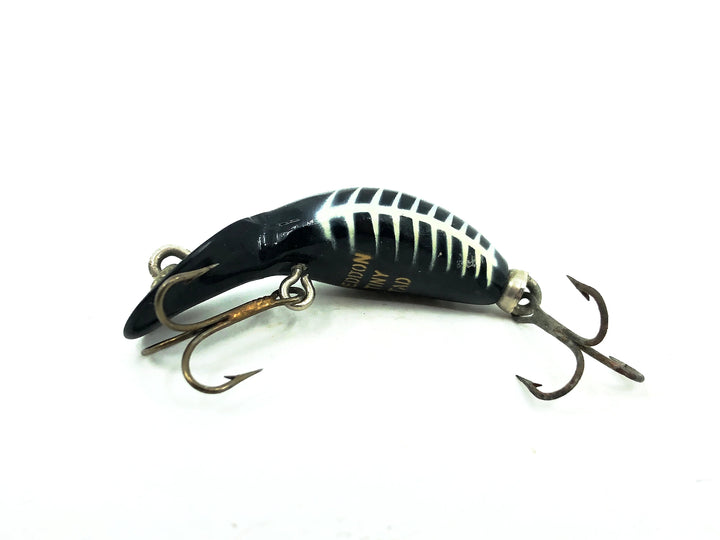 Heddon Tadpolly Tiny Tad, XBW Black Shore Minnow Color