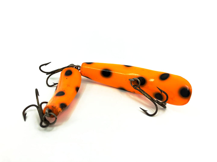 Luhr-Jensen Kwikfish K12J Jointed, YFB Yellow Fluorescent Black Spots Color