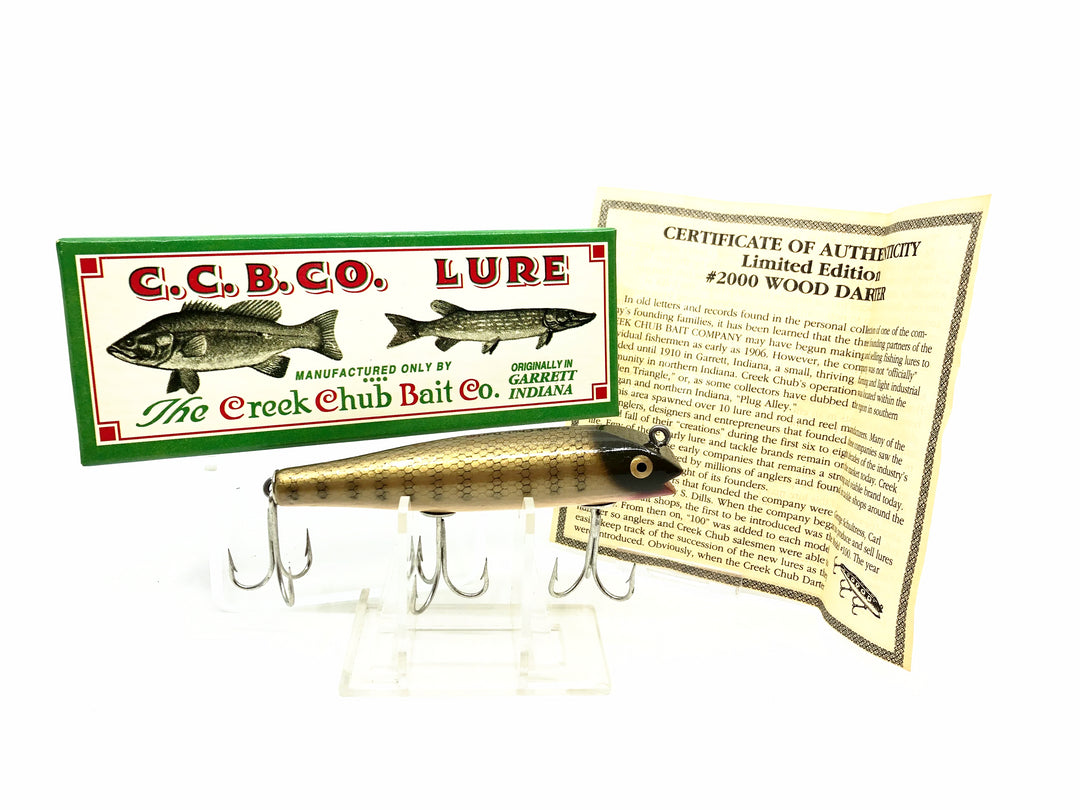 Creek Chub Wood Darter Limited Edition New in Box 2000W-PI