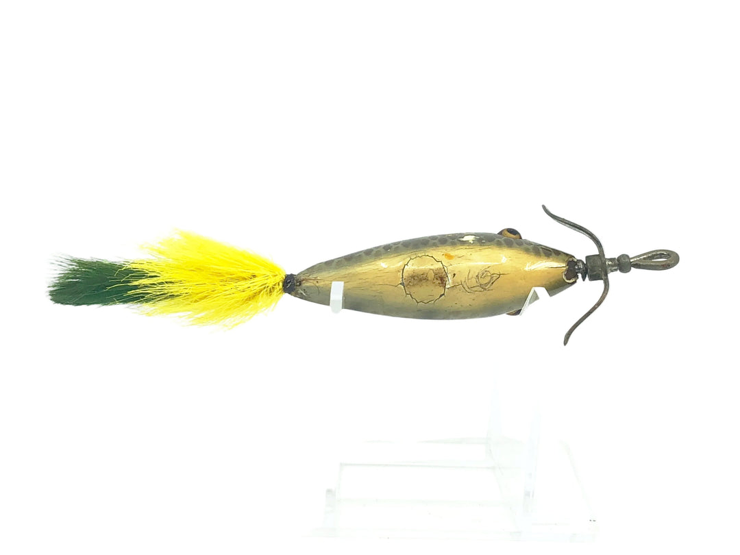 Heddon #40 Walton Feather Tail, Pike Scale Color