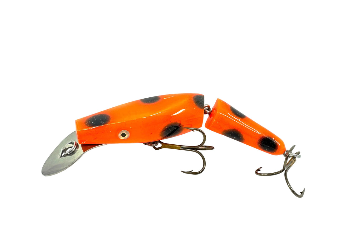Odyssey Diving Pig Jr. 6", Fluorescent Orange/Black Dots Color