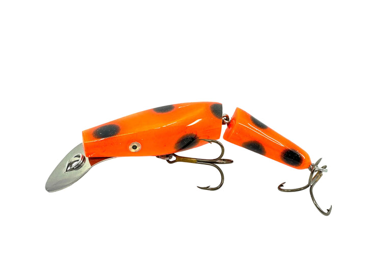 Odyssey Diving Pig Jr. 6", Fluorescent Orange/Black Dots Color