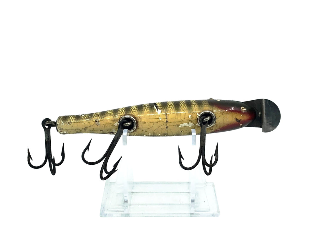 Creek Chub 700 Pikie, 700 Pikie Scale Color - Vintage Wooden Version with glass eyes