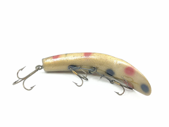 Helin Flatfish U20, GO Gold Spots Color - Vintage plastic version