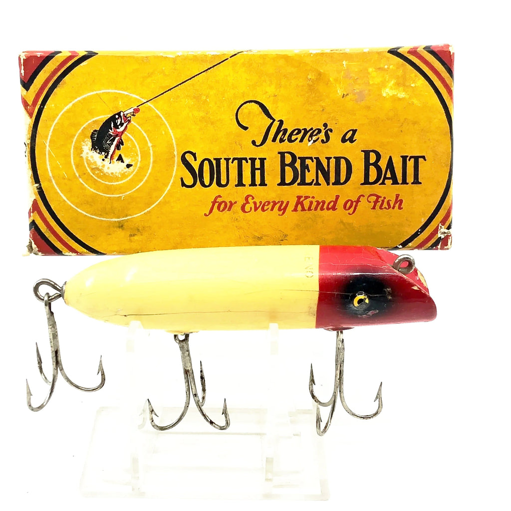 South Bend No. 973 Bass-Oreno, RH Red Head/White Body Color Box – My Bait Shop, LLC