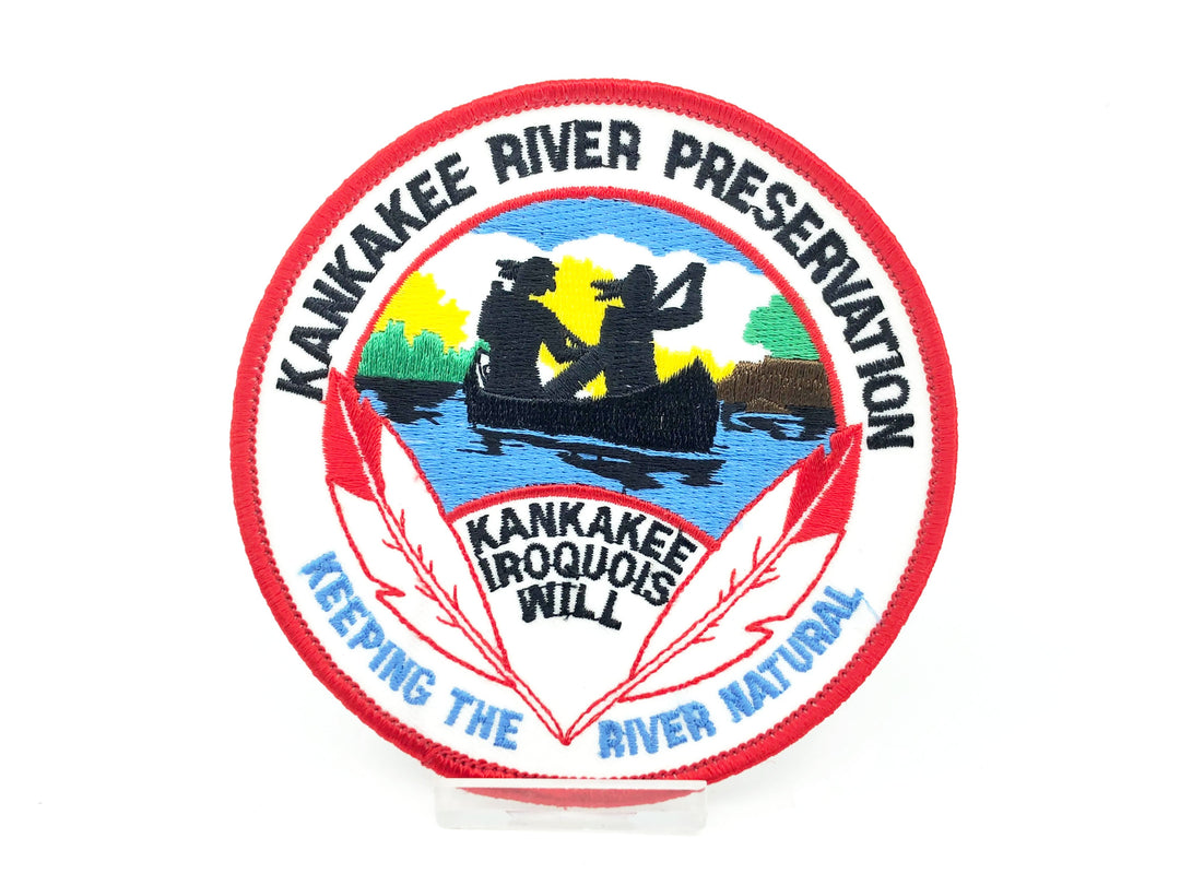 Kankakee River Preservation Vintage Fishing Patch