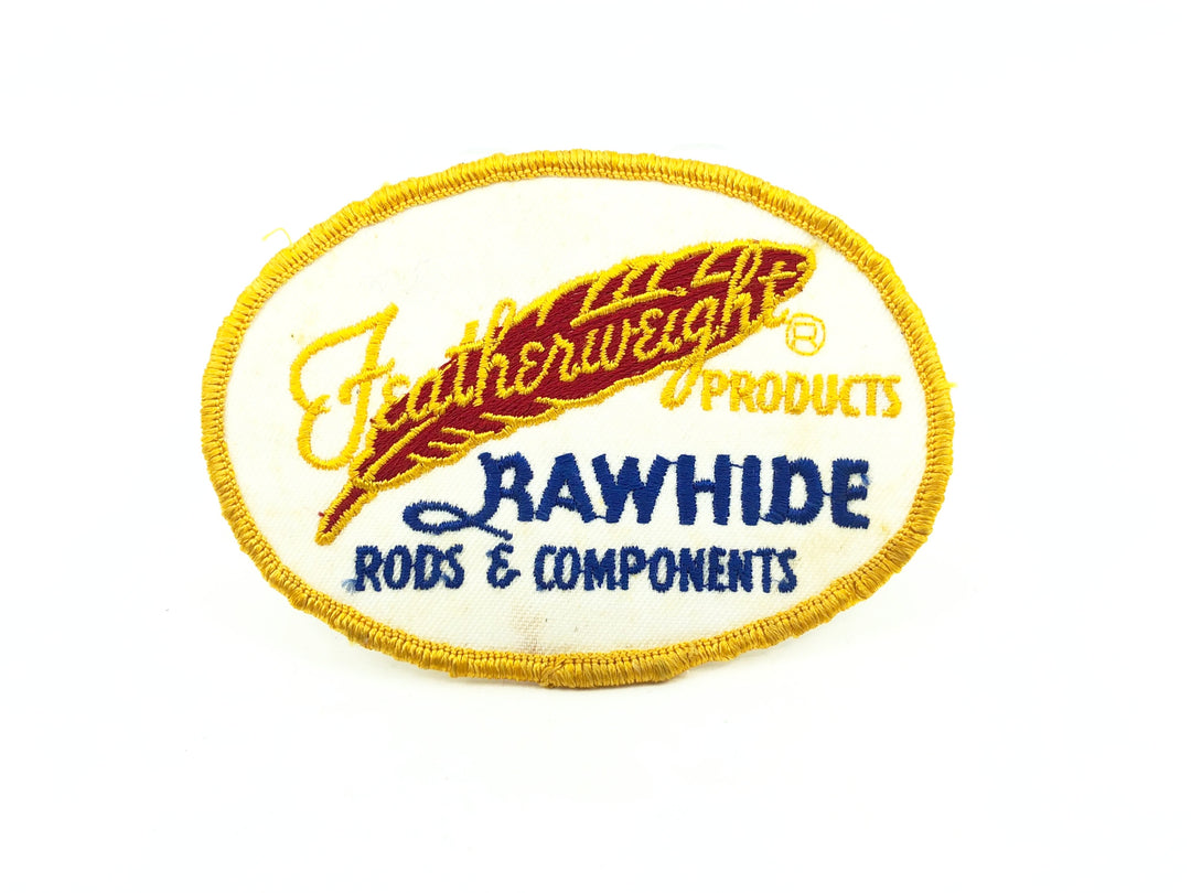 Featherweight Products Rawhide Rods Fishing Vintage Patch
