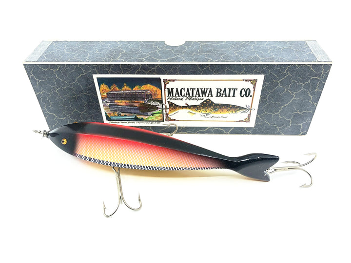 Macatawa Bait Co. 5 Sided Hex Lure, White Scale Color w/Box - Huge!