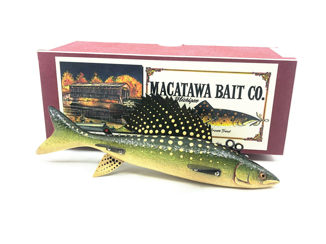 Macatawa Bait Co. Yellow Spotted Grayling Decoy w/Box
