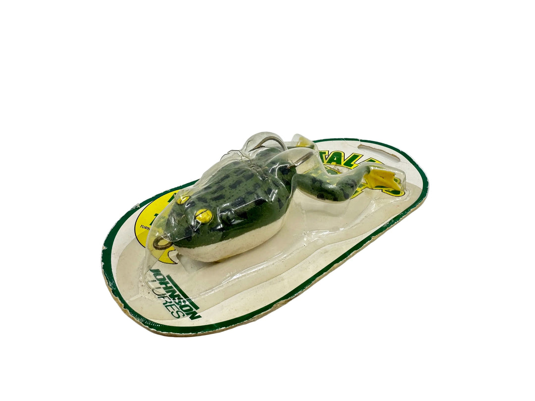 Johnson Lures Novelty Talking Frog on Card