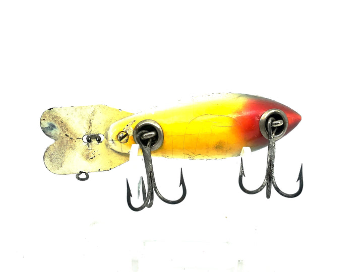 Wooden Bomber 400 Series, #70 Silver Black Back/Yellow Belly/Silver Sparkle Color