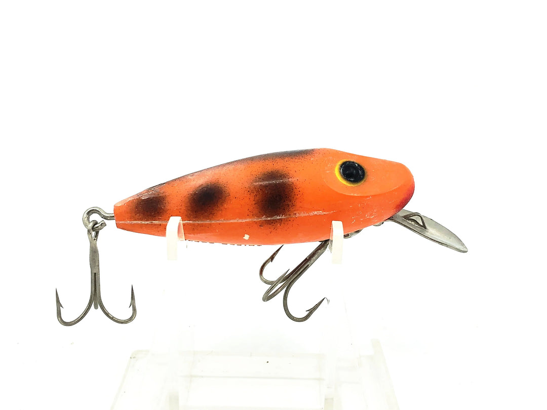Carpenters Triple Depth Lure, Orange/Black Spots Color