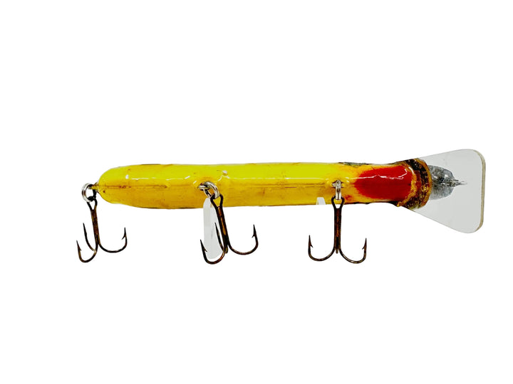 Crane 205 Musky Lure, Black Perch/Yellow Color