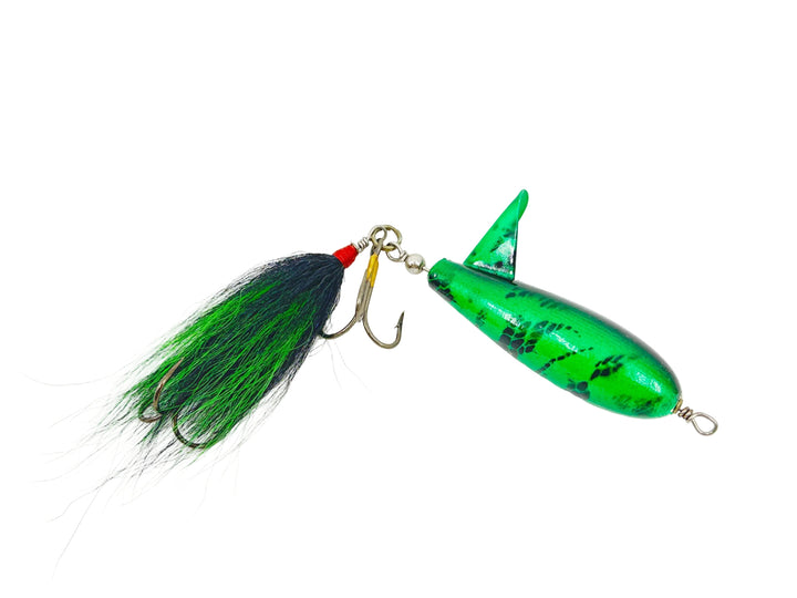 Tyrant Tackle Spinjack, Green/Black Swirl Color