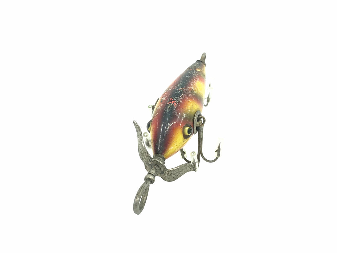 Heddon Dowagiac Minnow No. 20 Series, 9A Yellow Perch (Bar Perch) Color